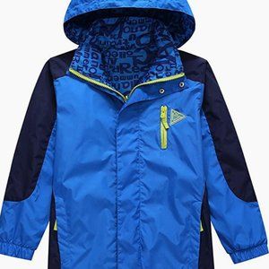 Boys Lightweight Waterproof hooded raincoat